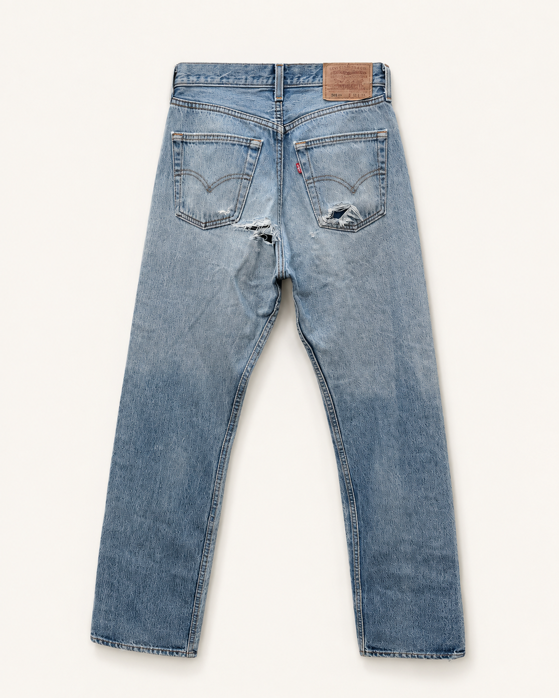 Vintage Levi's 501 | Distressed Light Wash | W30 L34